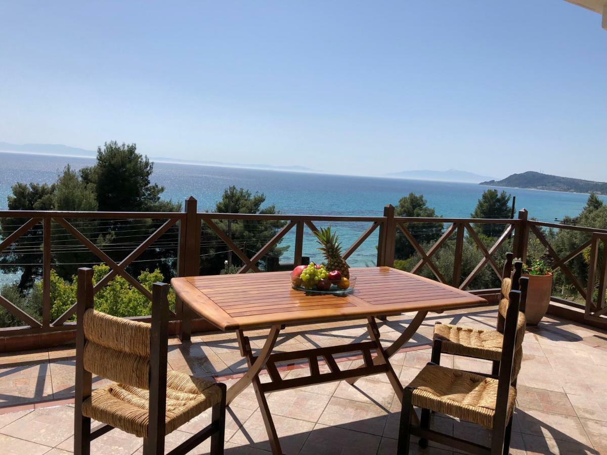 Unique Sea View House Villa Kalandra Eksteriør billede